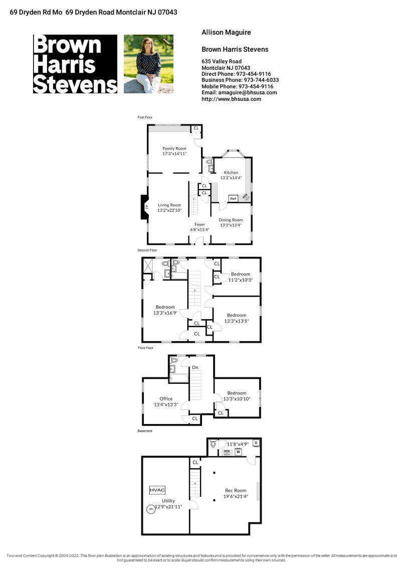 Floorplan for 69 Dryden Road