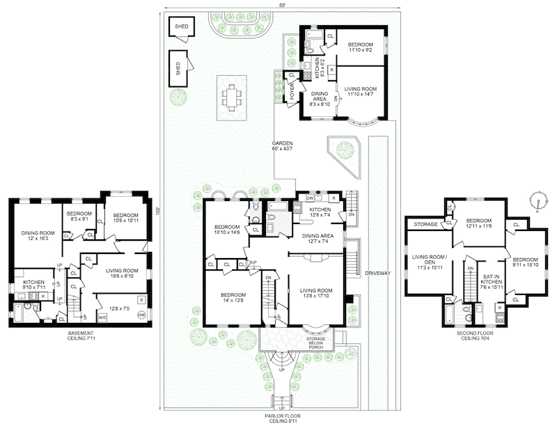 Floorplan for 3844 Laurel Avenue