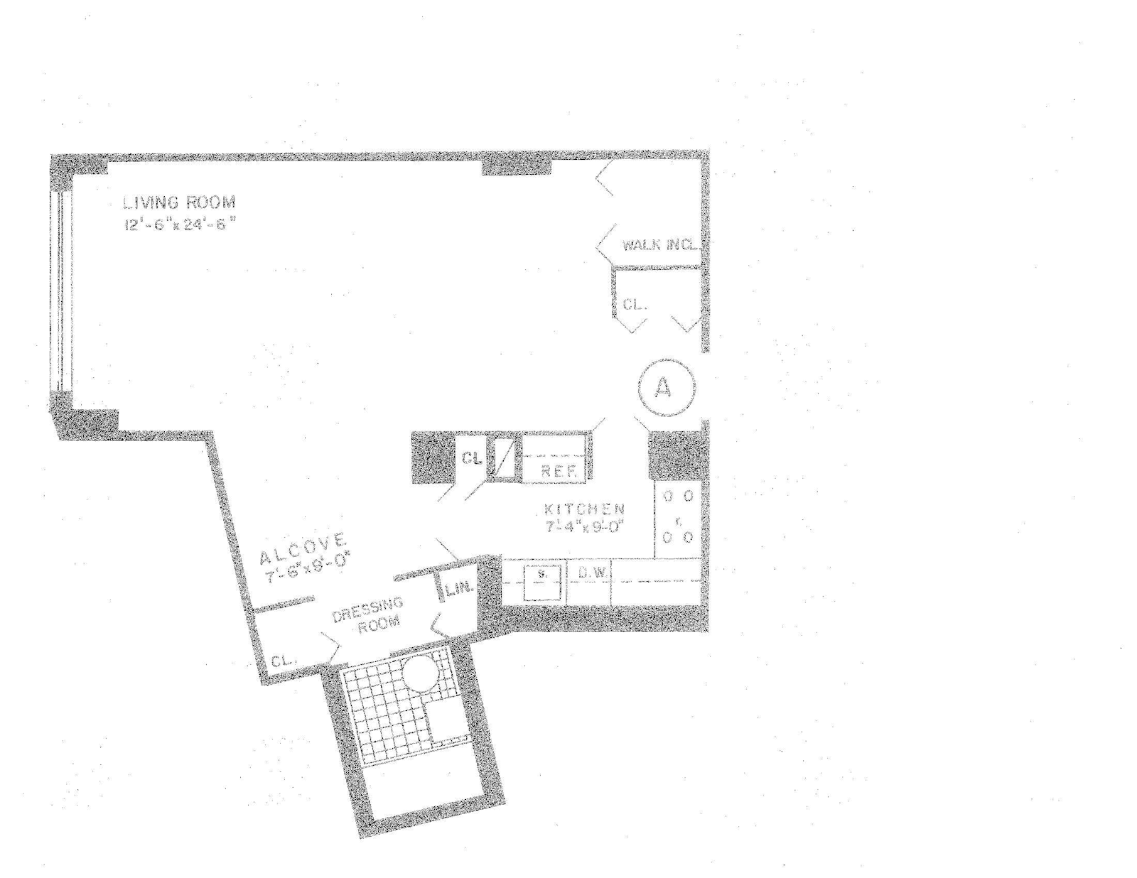 Floorplan for 2500 Johnson Avenue, 10A